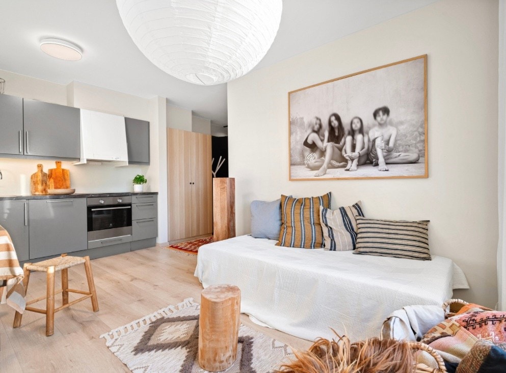 Integrerte hvitevarer på kjøkken Galleribilde