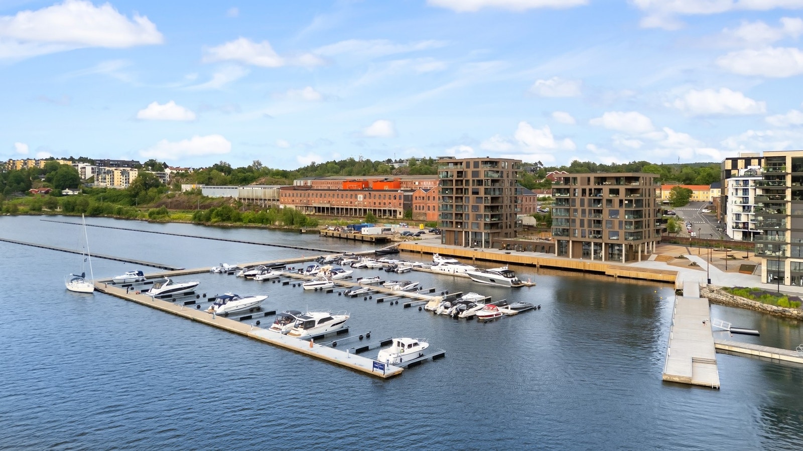 Her er det kort vei til alt - restauranter, kulturarenaer, matbutikker og kollektivtransport Galleribilde