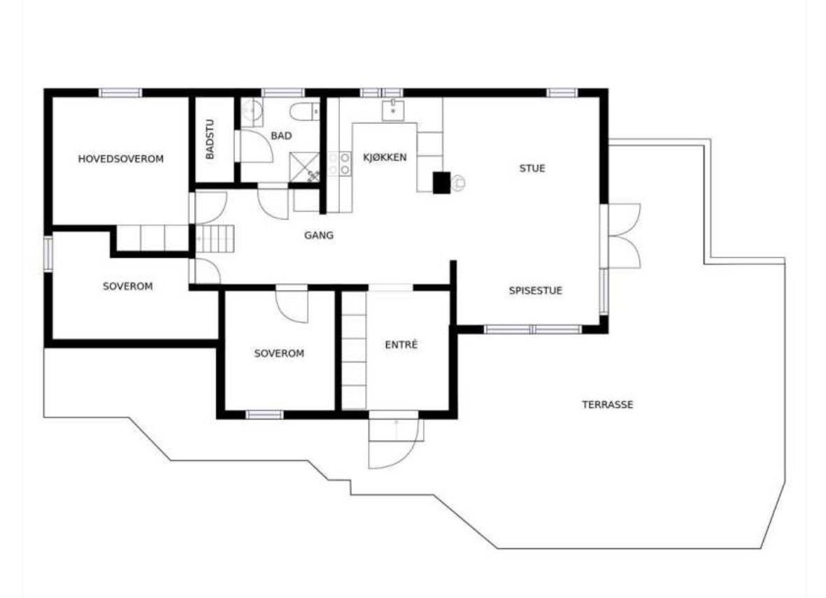 Plantegning Galleribilde