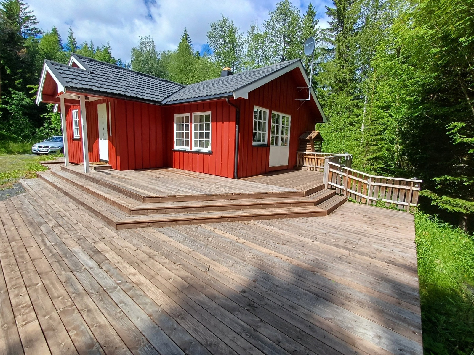 Stor terrasse med mange muligheter Galleribilde