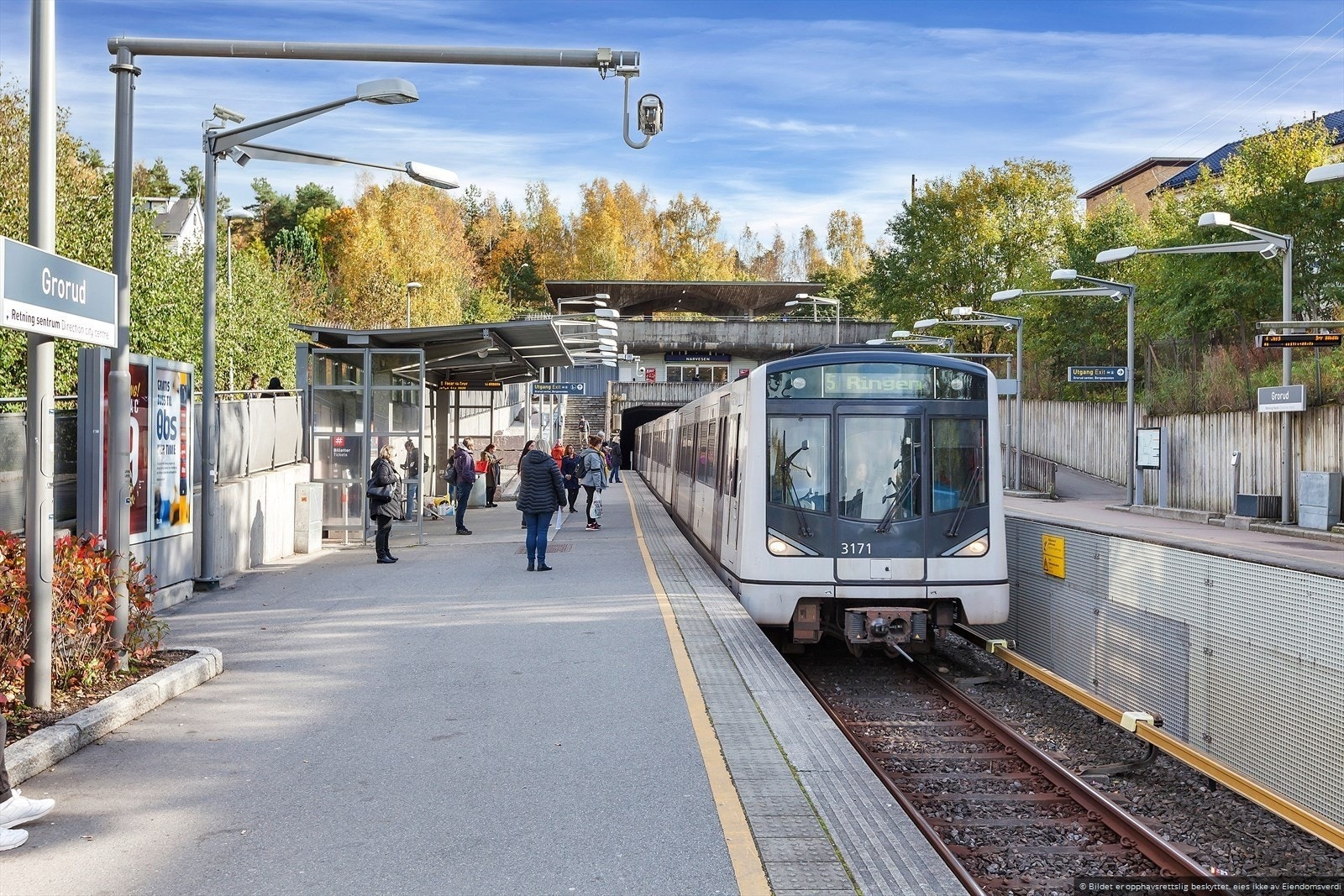 Kort vei til Grorud T-bane og Grorud senter. Galleribilde