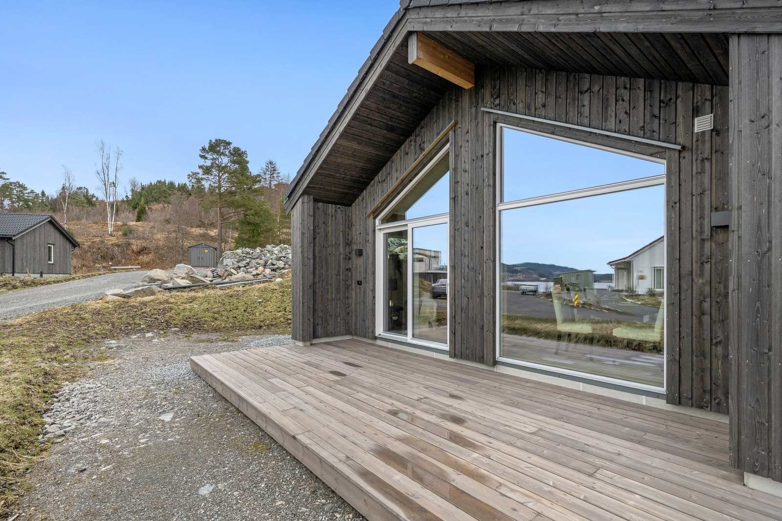 Terrasse ved stuen Galleribilde
