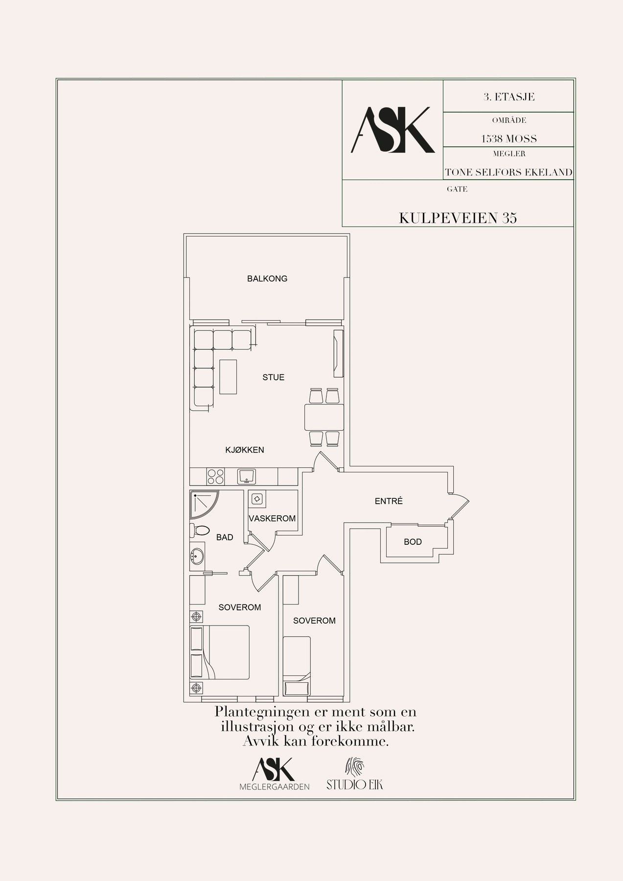 Plantegning Galleribilde