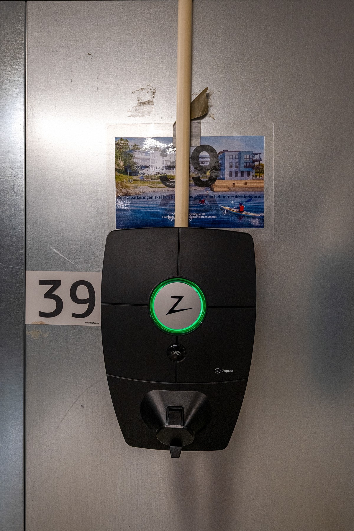 Det er montert elbil lader Galleribilde