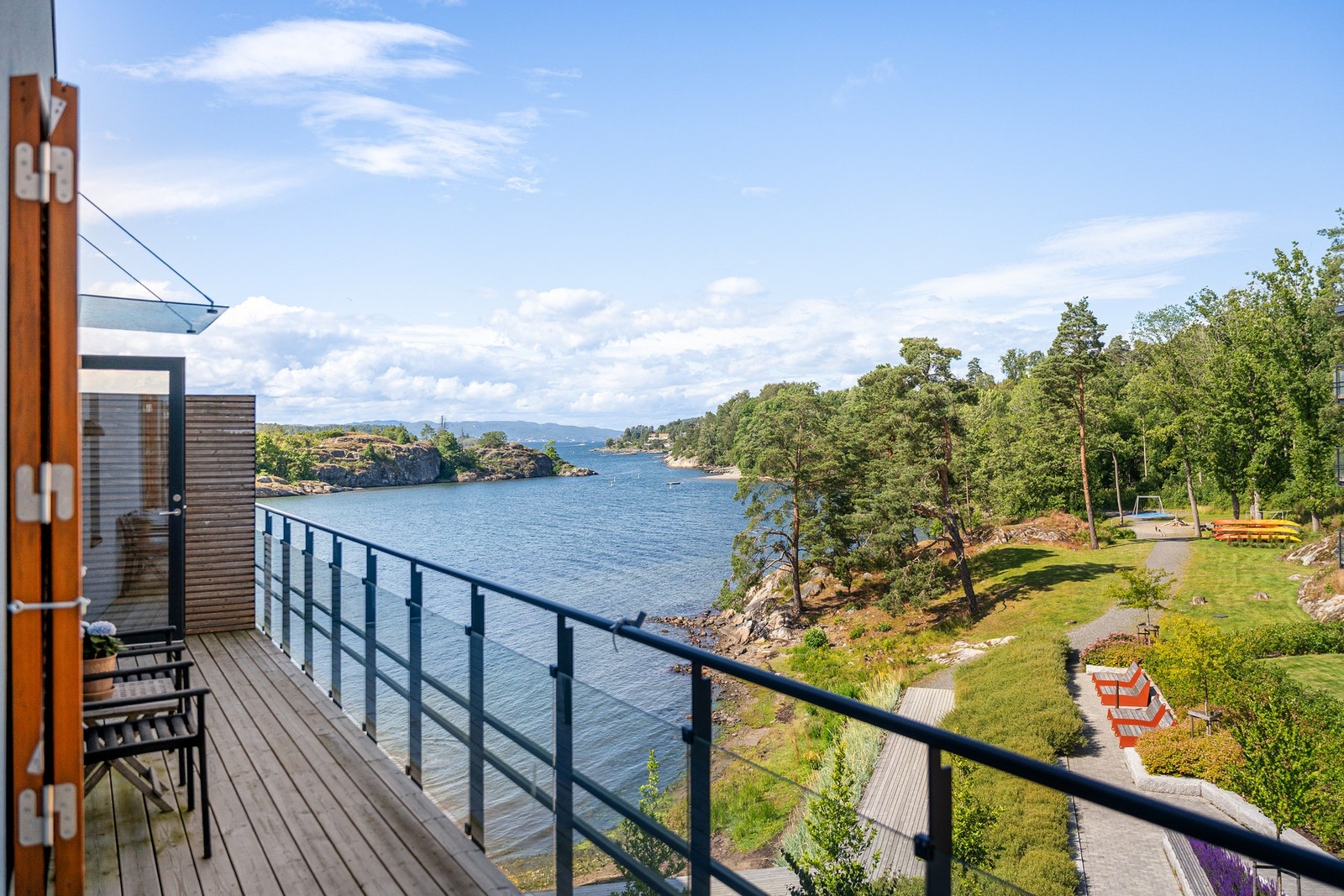 Fin utsikt fra hovedsoverommet Galleribilde