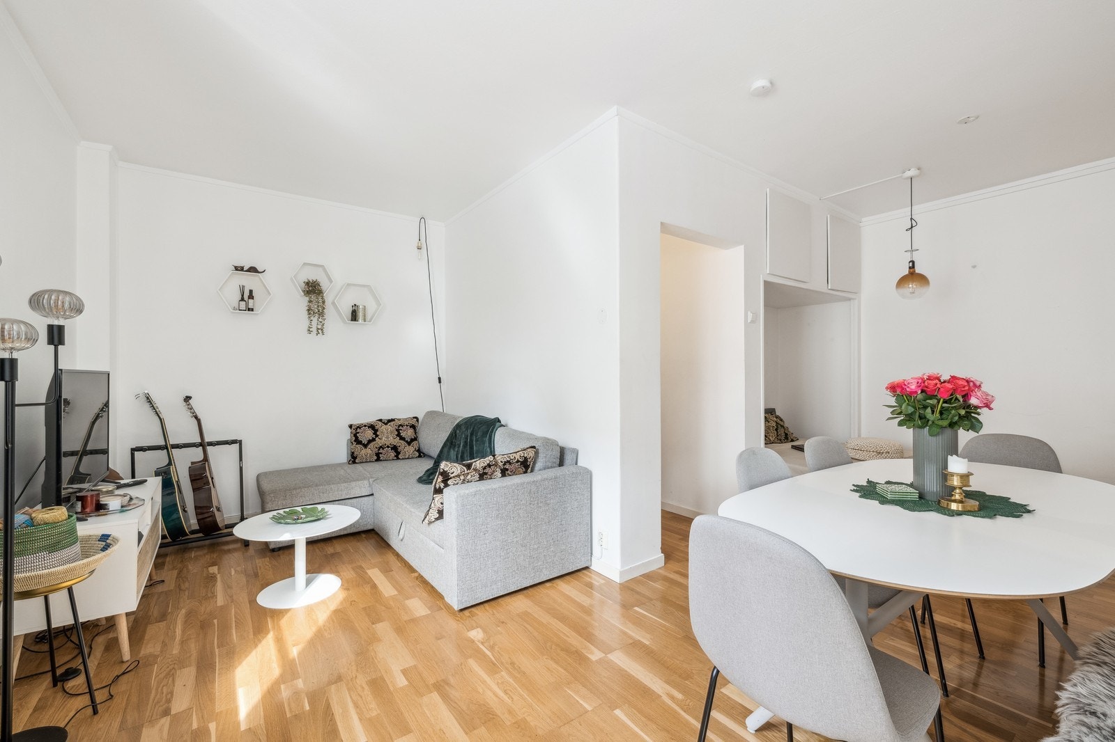 Stue/spisestue Galleribilde