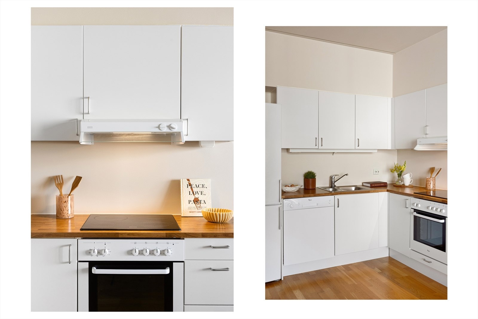 Kjøkkenet er utnyttet til det maksimale med lagringsplass i både skap og skuffer. Galleribilde