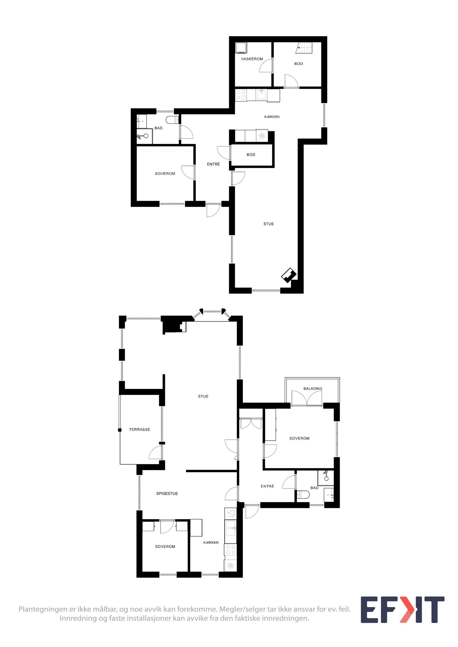 Plantegning Galleribilde