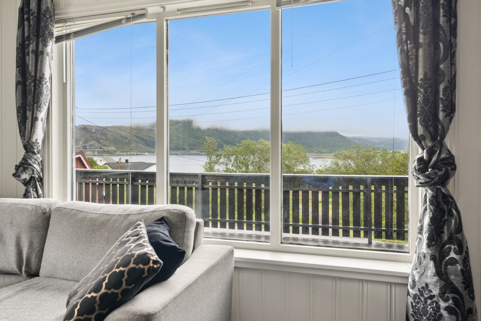 Nydelig utsikt fra sofakroken. Galleribilde