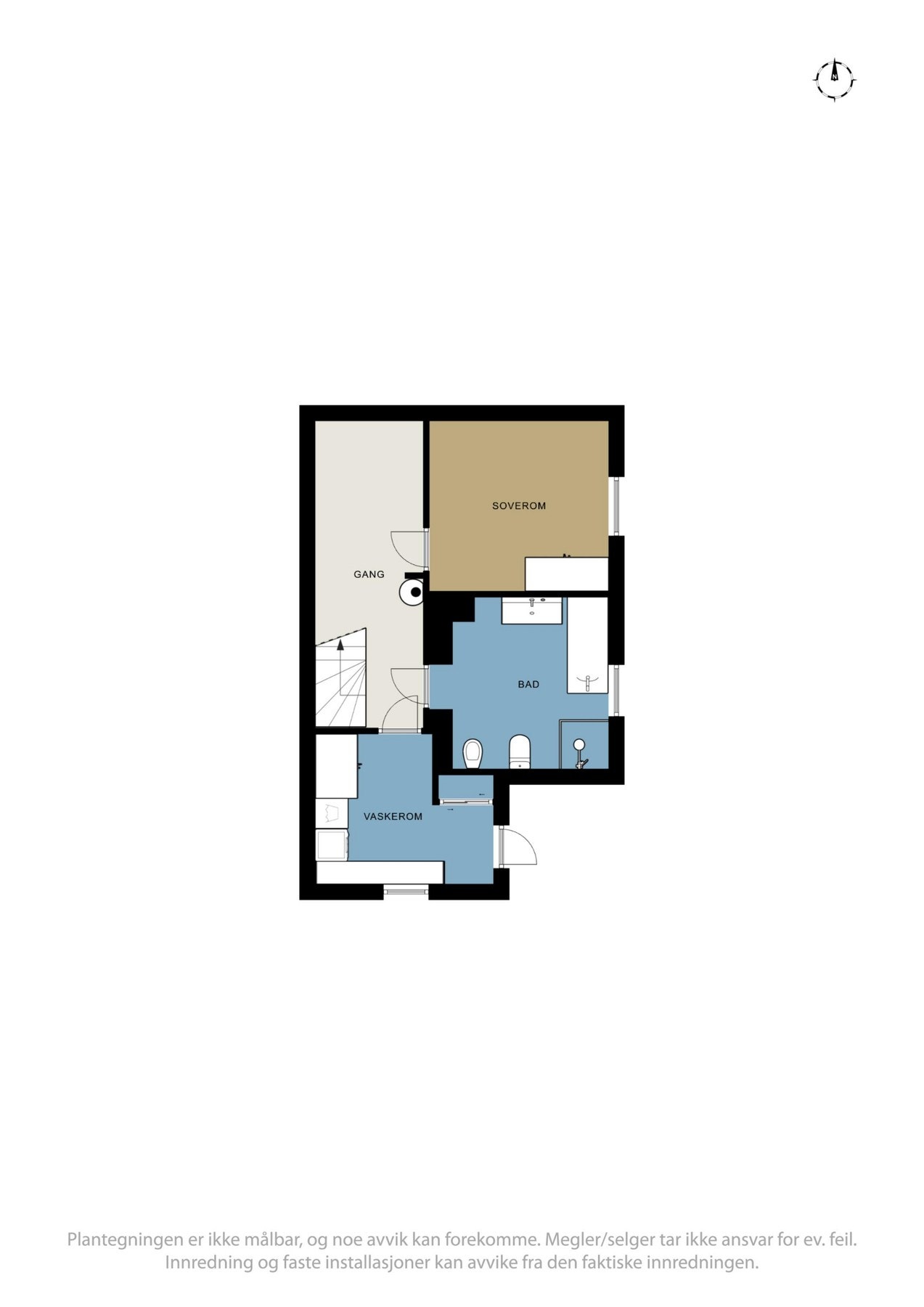 Planskisse kjeller Galleribilde