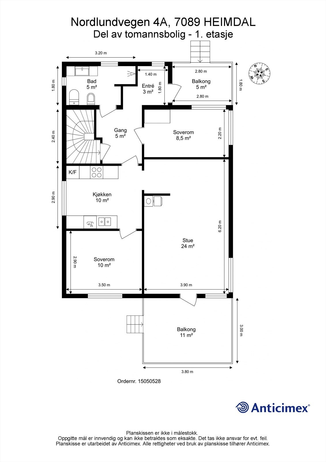 Planskisse første etasje. Galleribilde