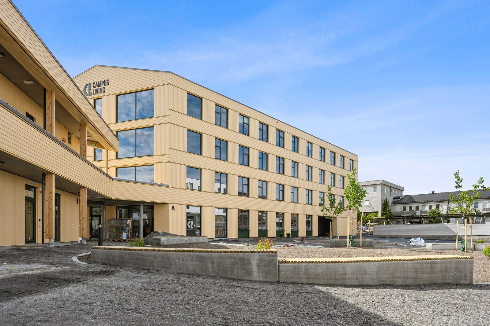 Bakgård Galleribilde