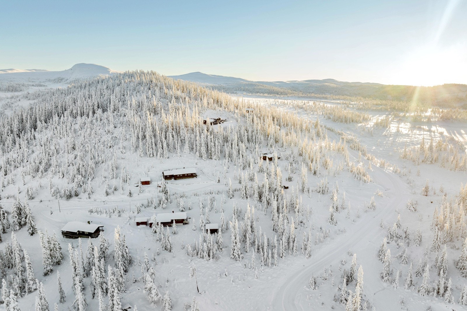 Bøgaset utgjør et meget innbydende seterlandskap med gressvoller og høy spredning av hyttebebyggelse. Galleribilde