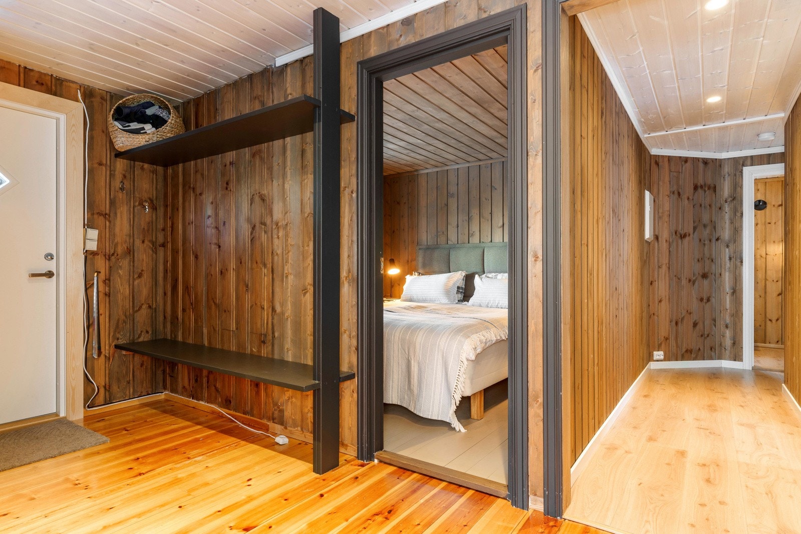 Det er tre soverom i hytta. Galleribilde