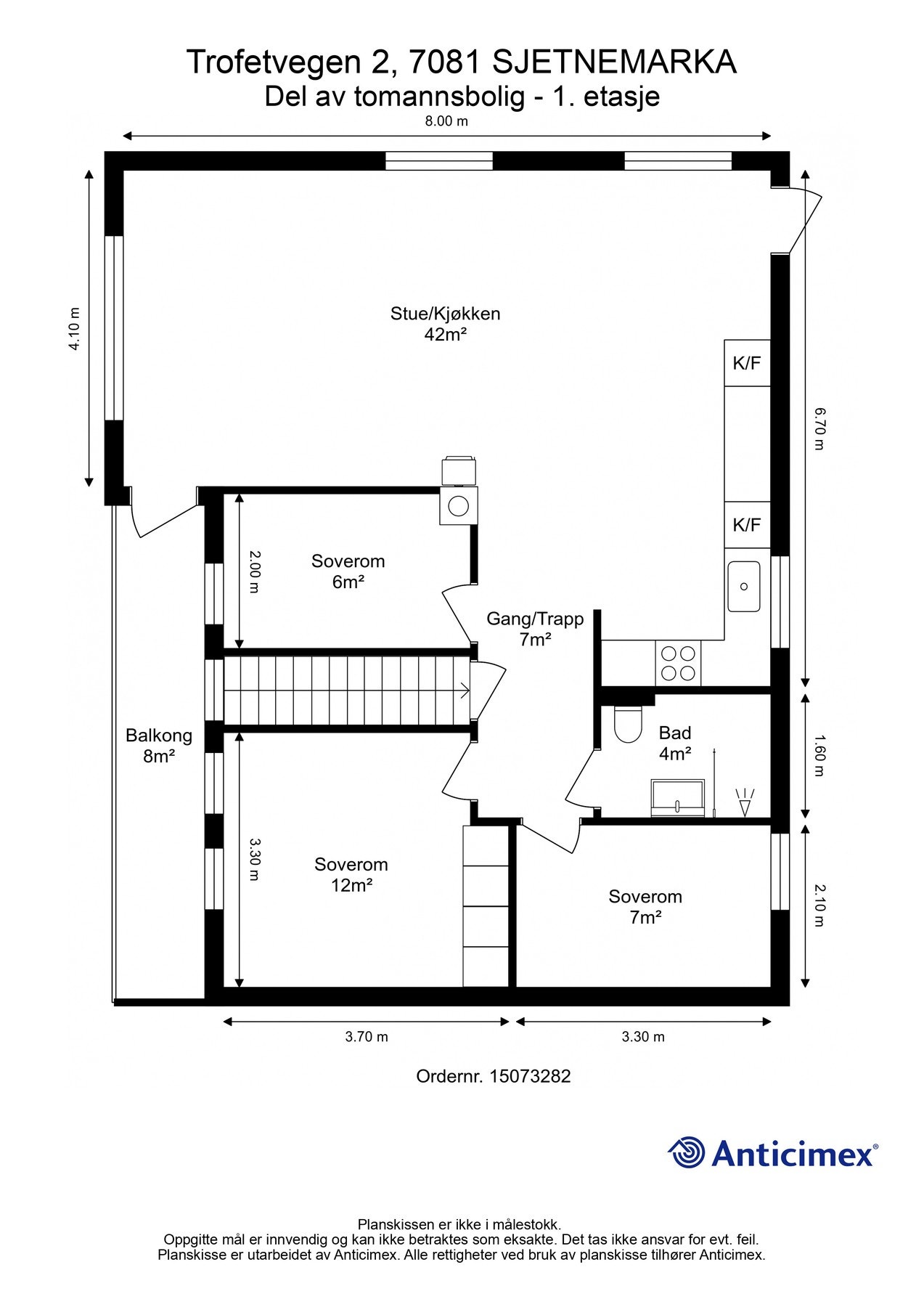Plantegning - 1. etasje Galleribilde