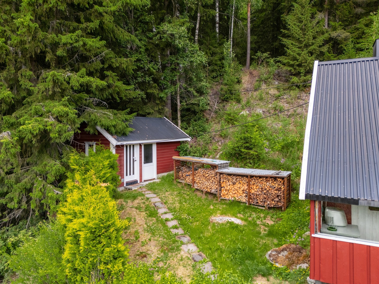 Uthus med gode lagringsmuligheter. Galleribilde