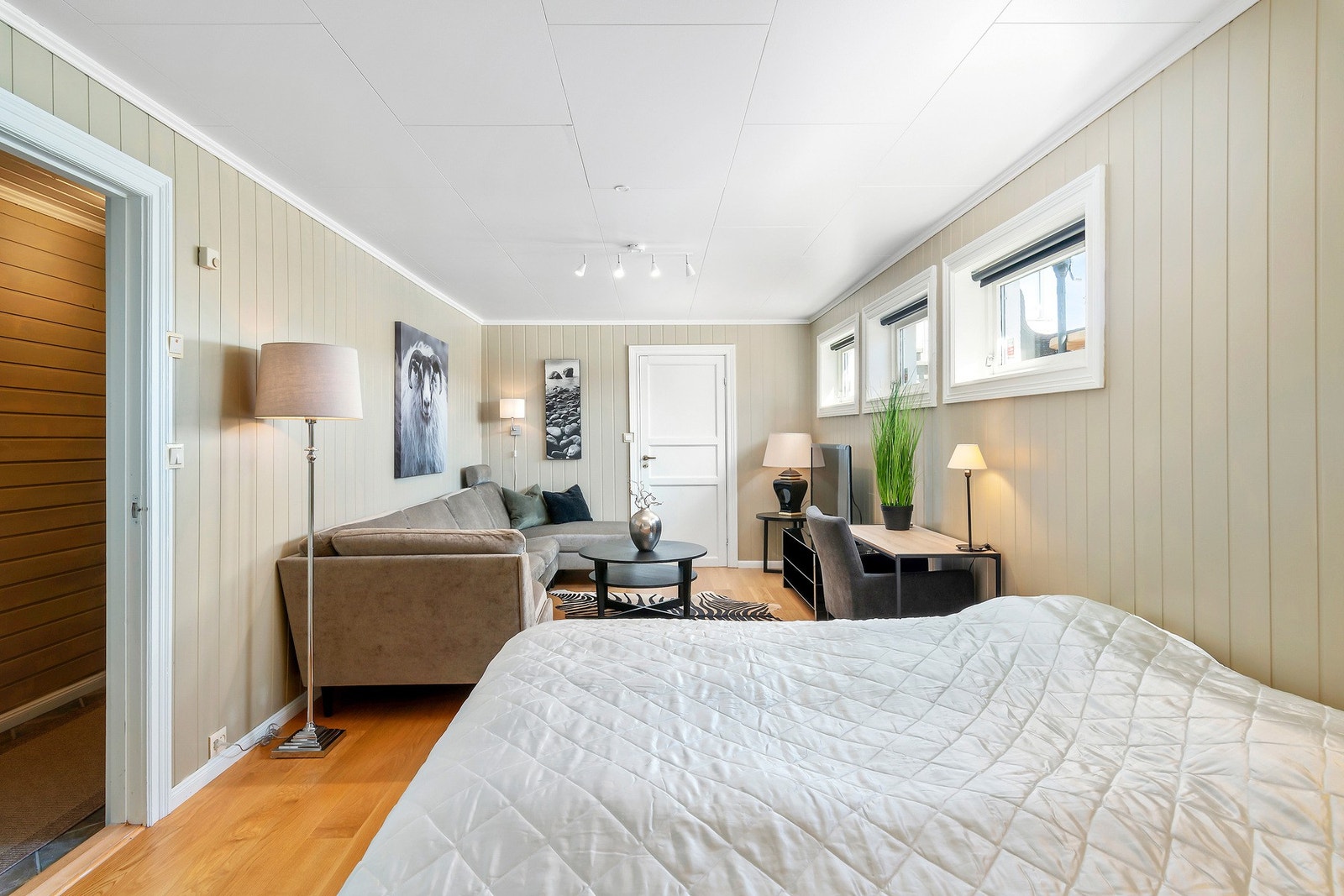 Lyst og delikat, men dog ikke godkjent som soverom. Galleribilde