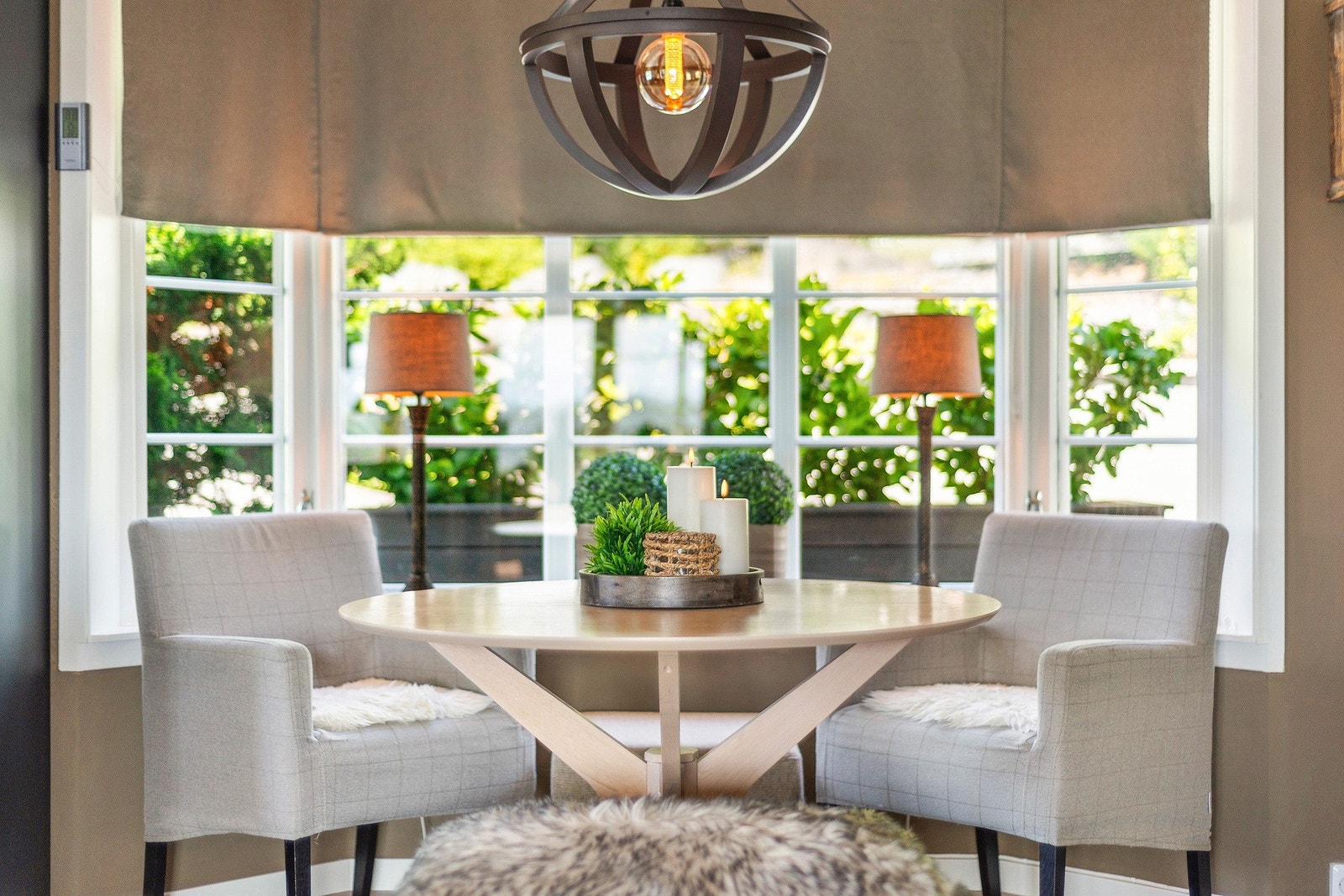 Meget koselig spiseplass på kjøkkenet. Galleribilde