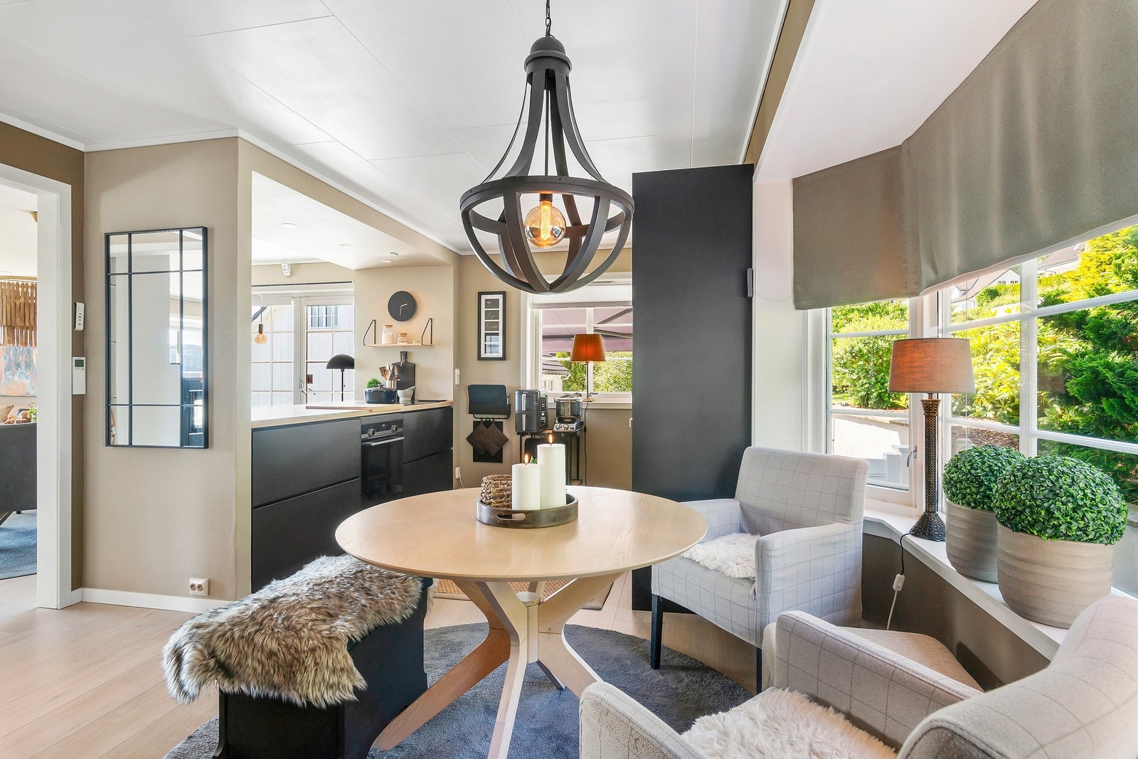 Her kan du nyte frokosten i fred og ro. Galleribilde