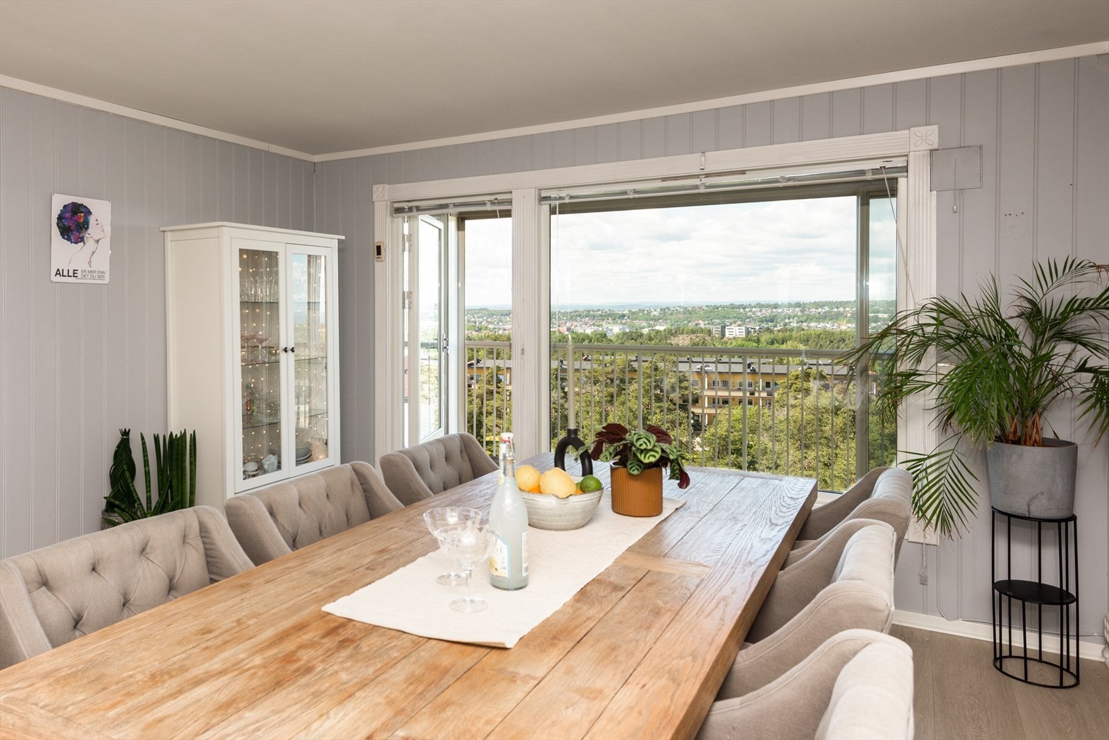 Flott utsikt fra stue Galleribilde