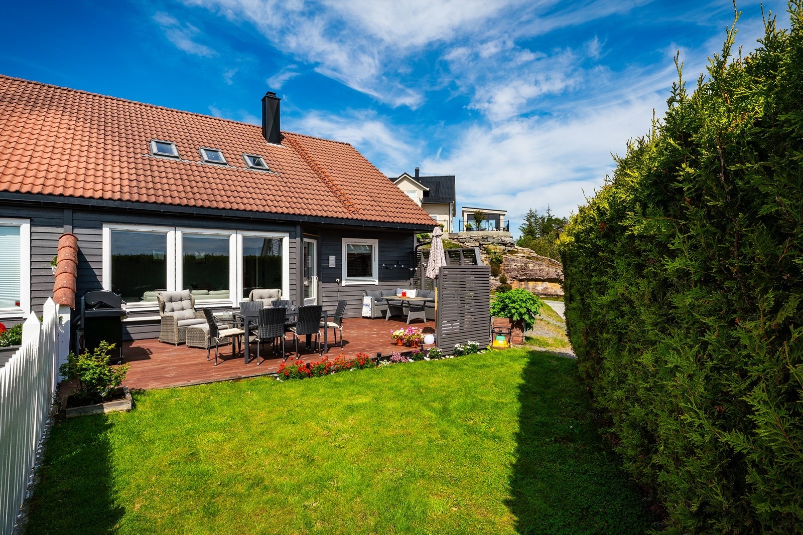 Flott uteplass Galleribilde
