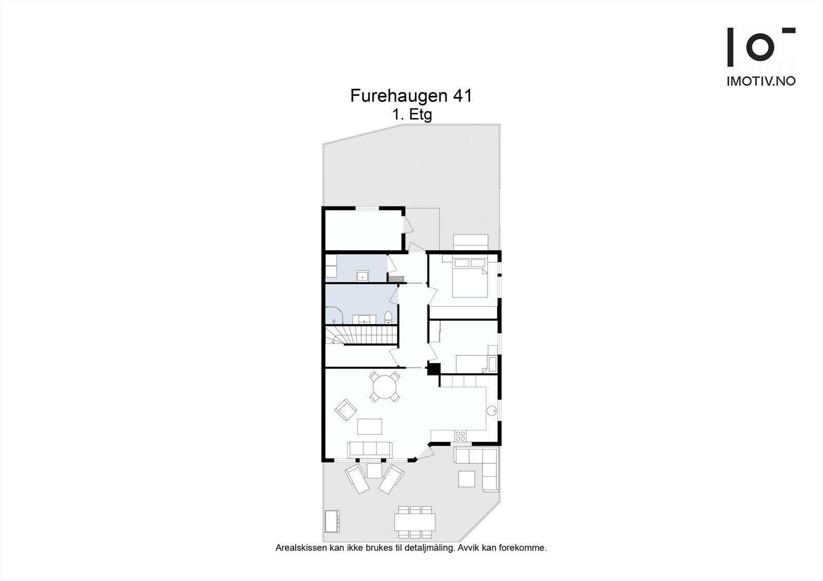 Plantegning 1. etasje Galleribilde