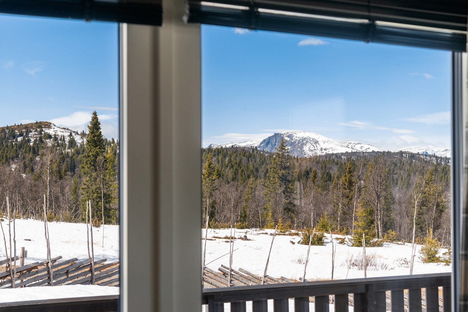 Utsikt fra stuevinduet. Galleribilde