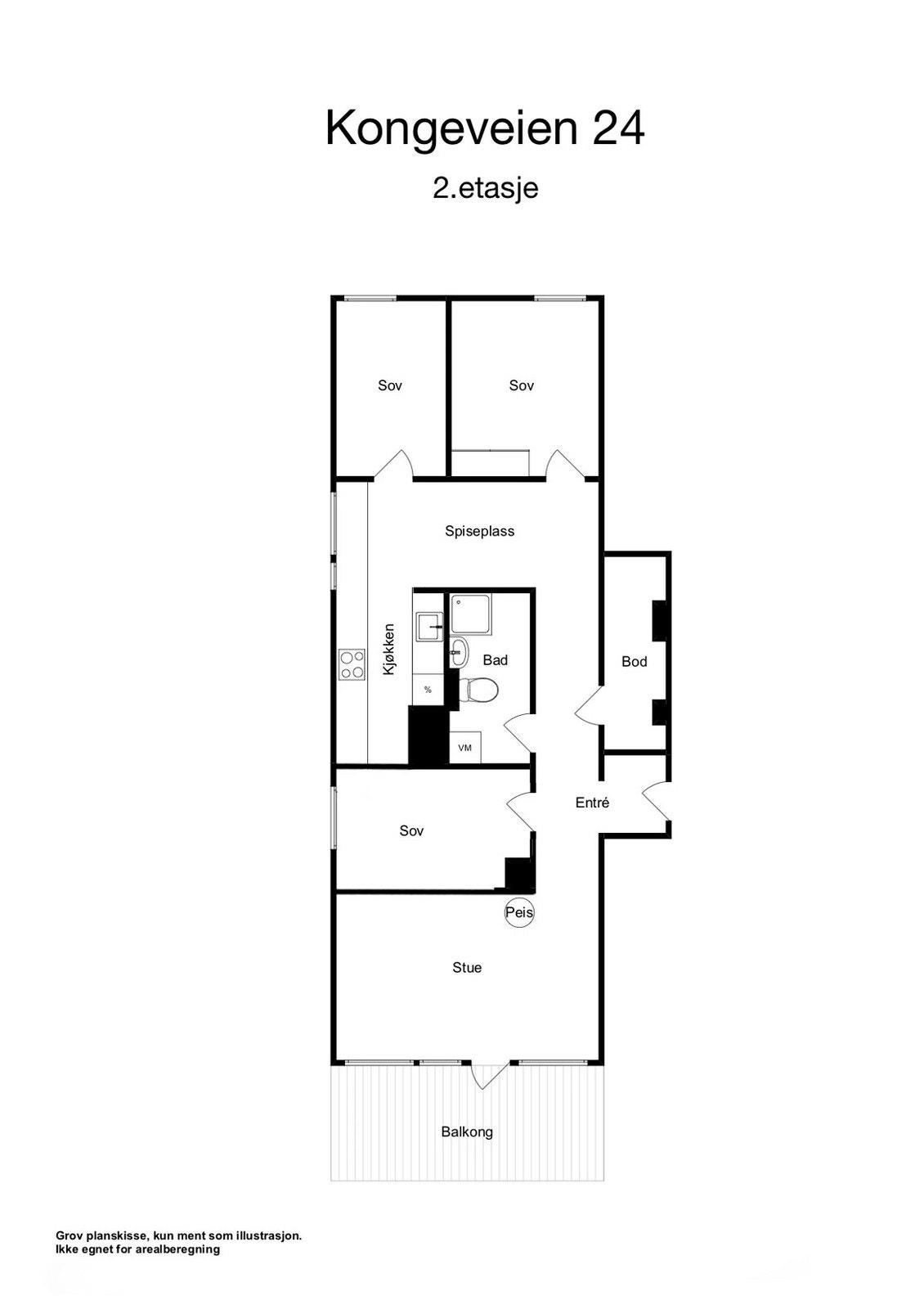 Plantegning Galleribilde