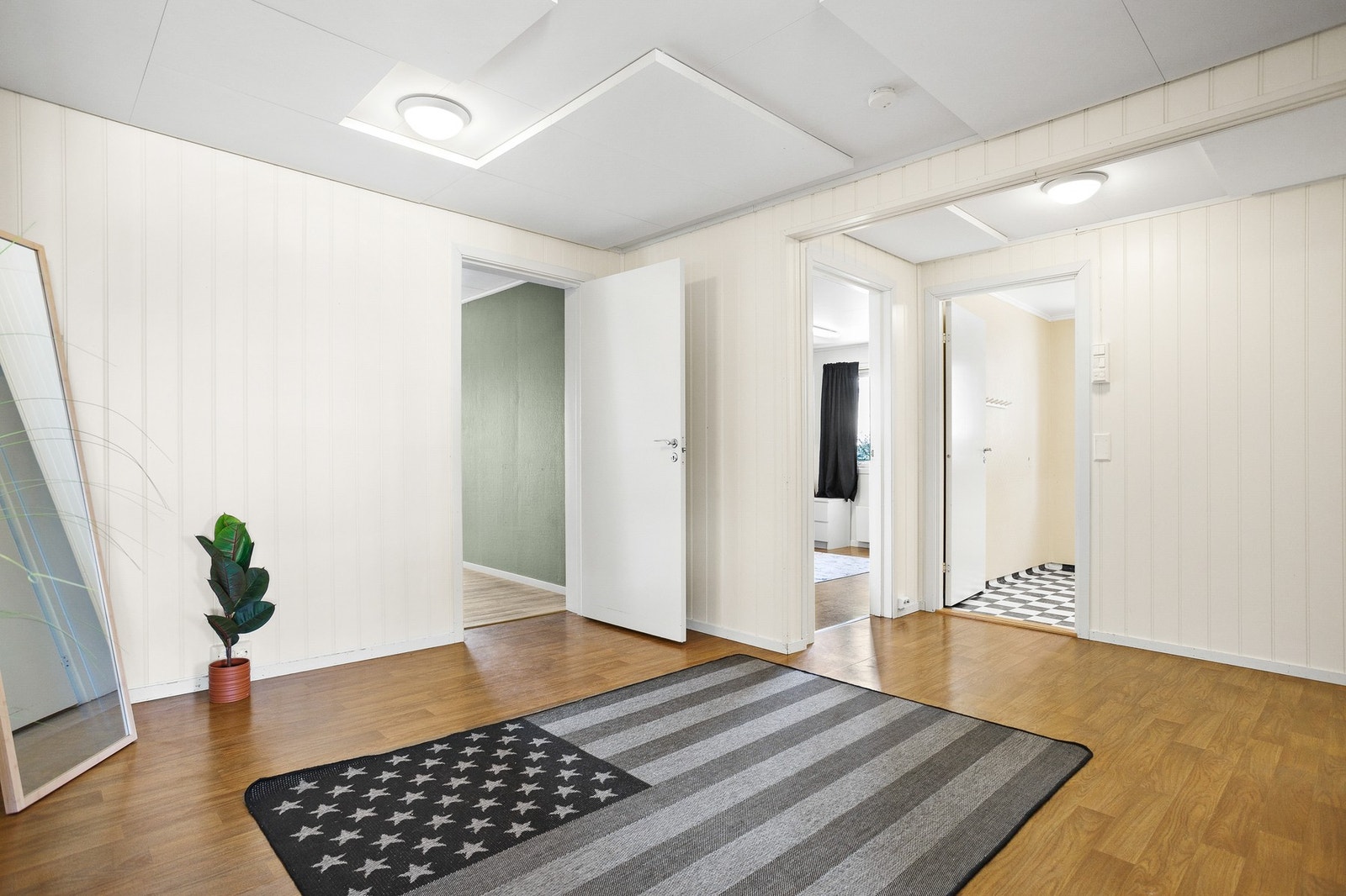 Romslig entrè Galleribilde