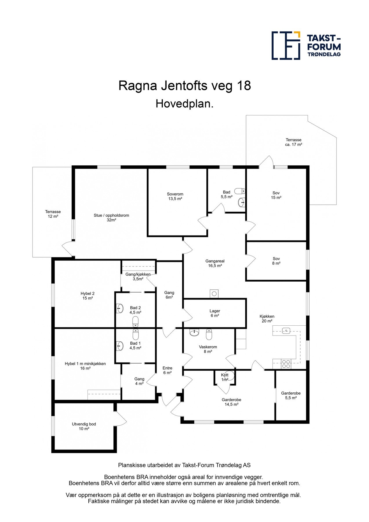 Planoversikt over boligen Galleribilde