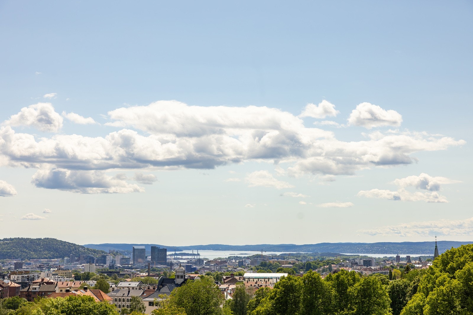 Fantastisk utsikt fra felles takterrasse! Galleribilde