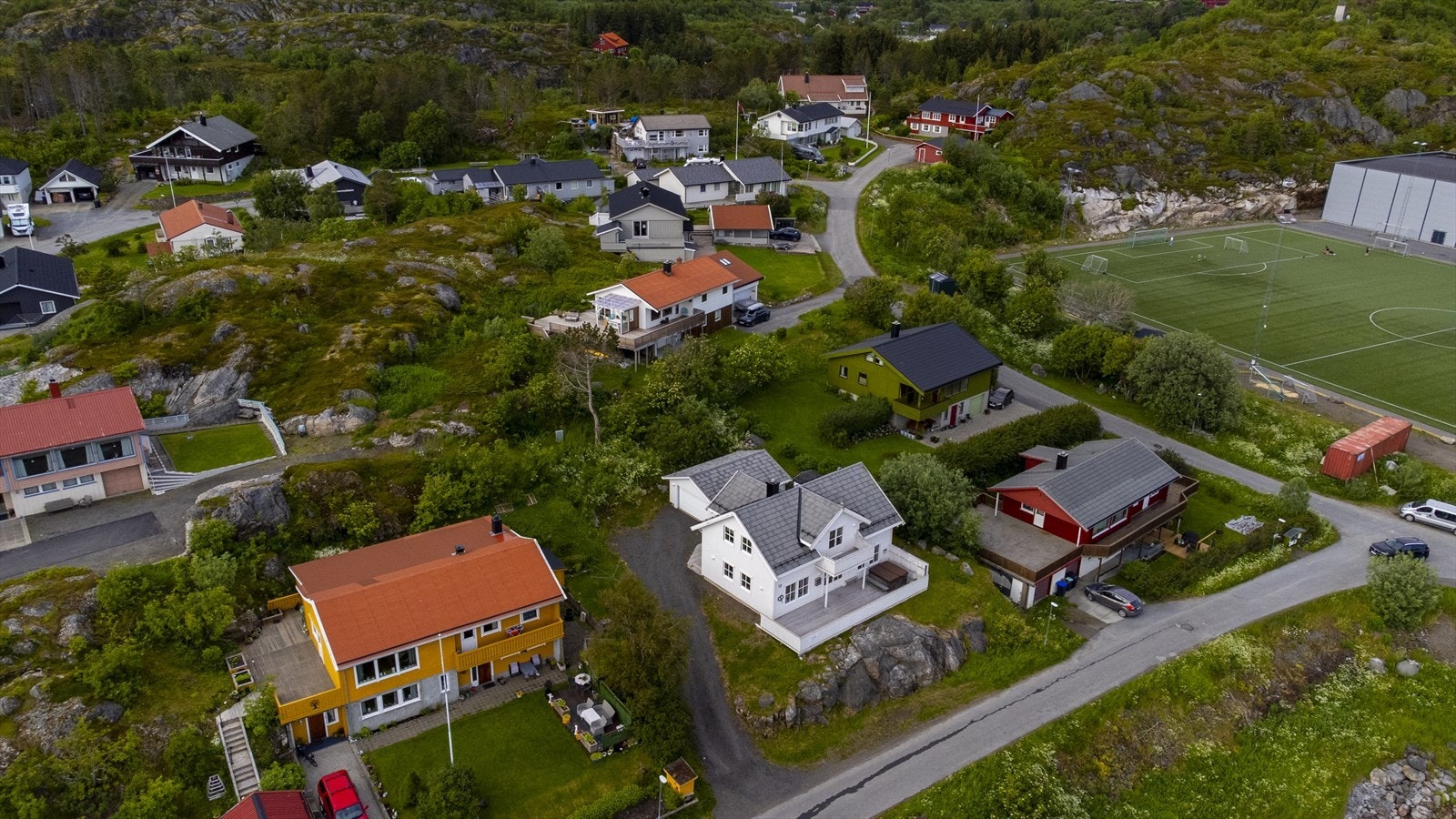 Sett ovenfra Galleribilde