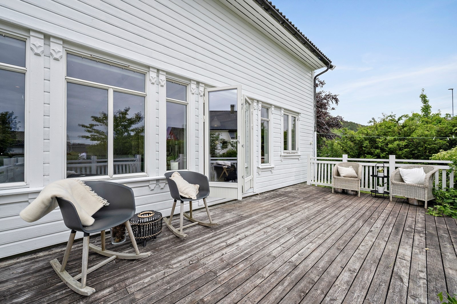 Stor terrasse Galleribilde