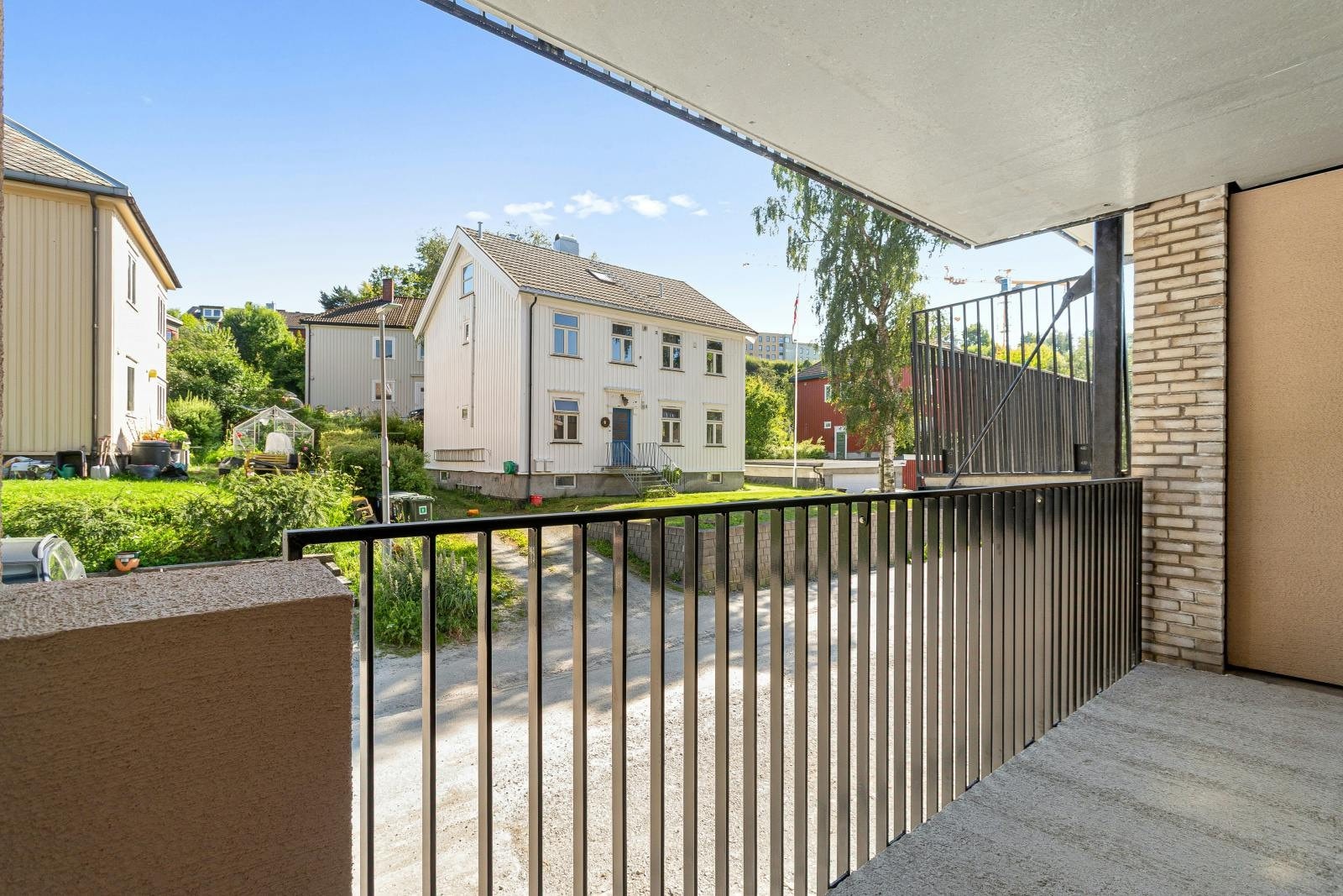 Privat terrasse. Galleribilde