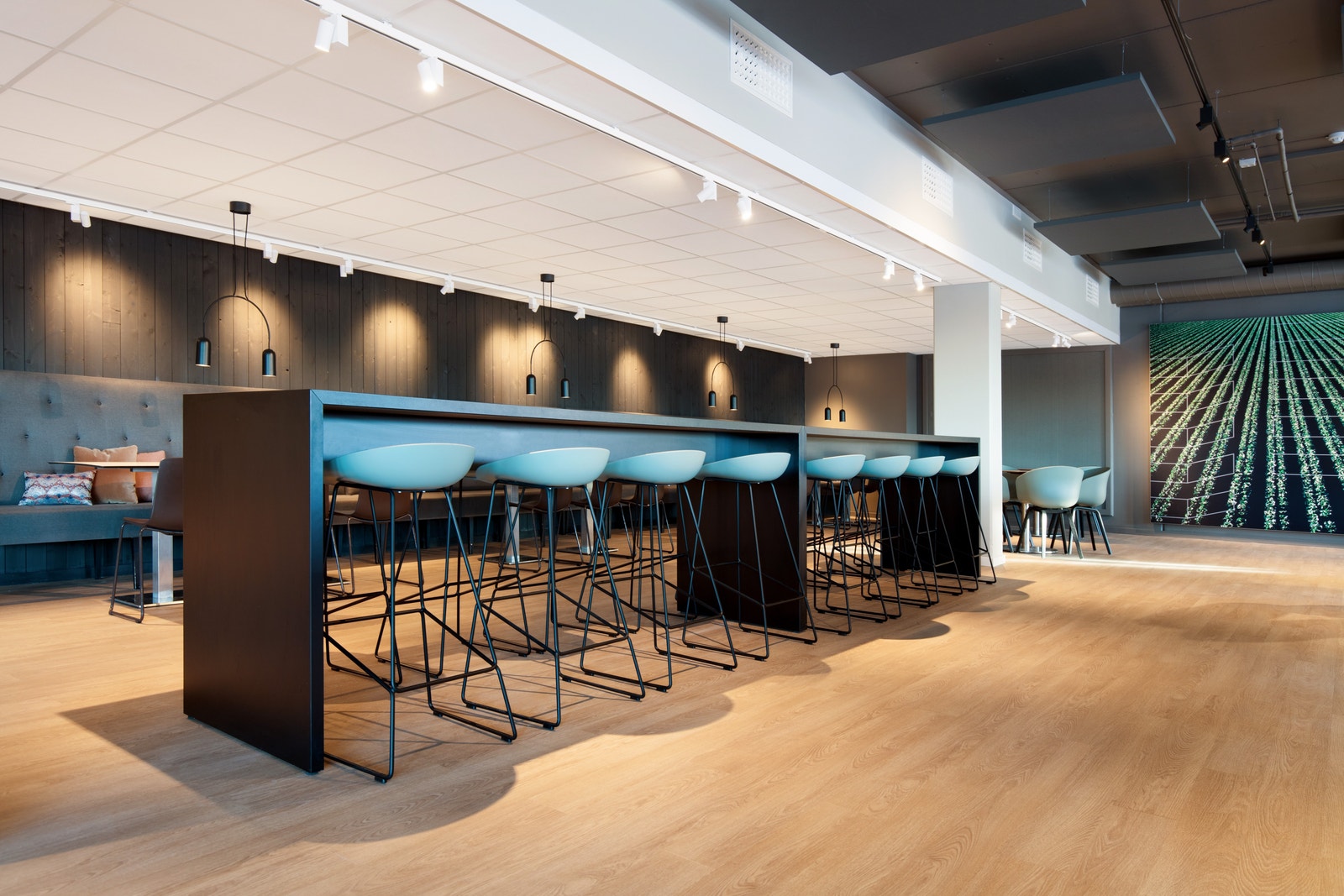 Restauranten kan også benyttes til arrangementer på dag- og kveldstid Galleribilde