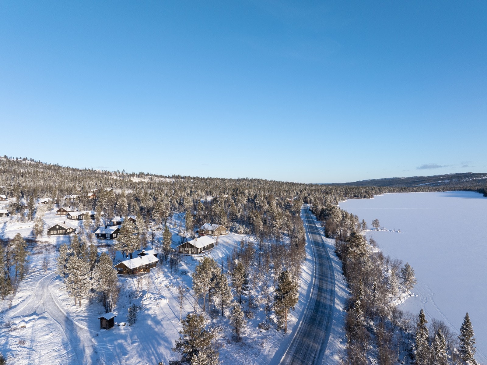 Vinterstemning på Buvassbrenna. Galleribilde