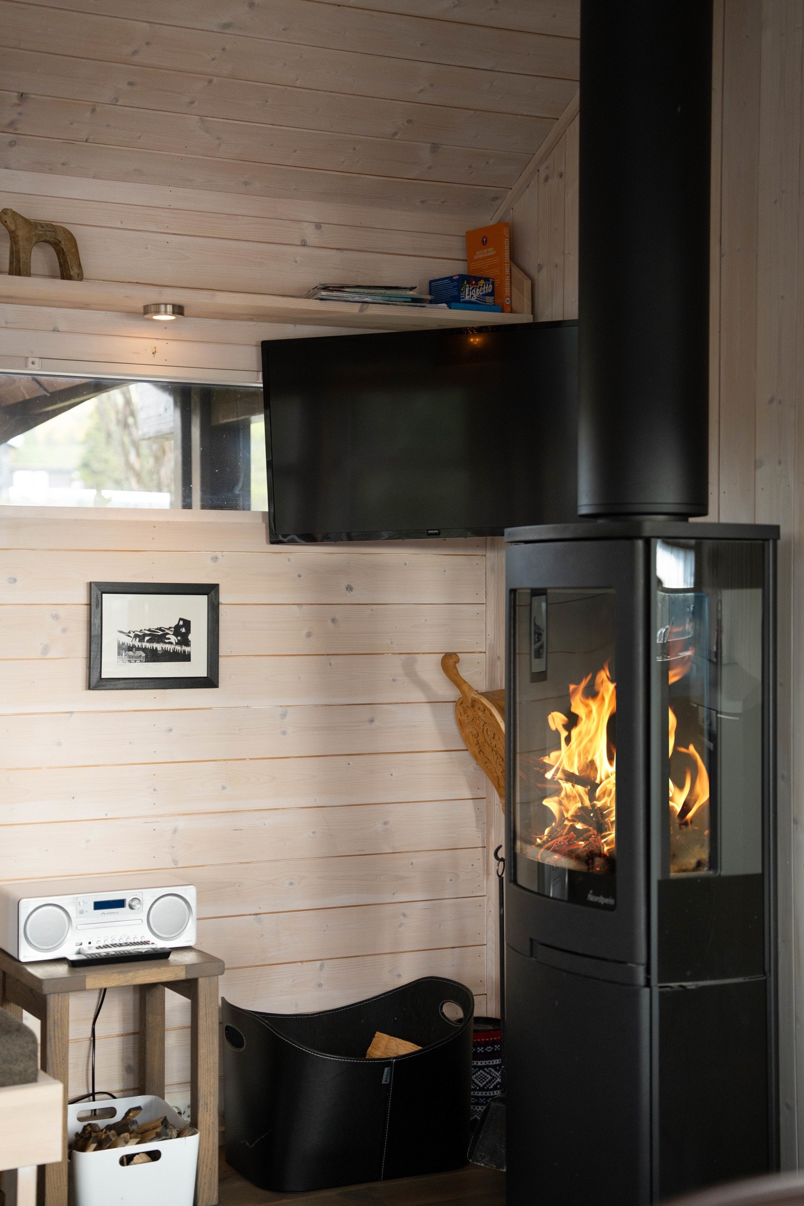 Peisovn for både hygge og varme. Galleribilde