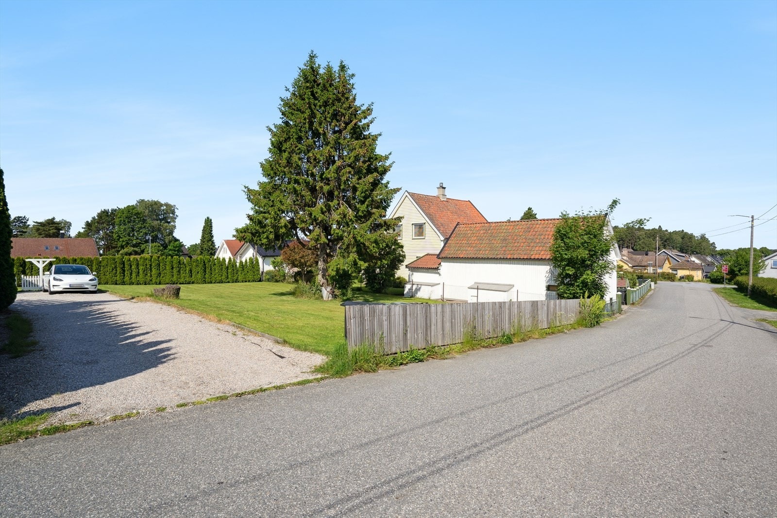 Tomten har adkomst fra Myraveien Galleribilde