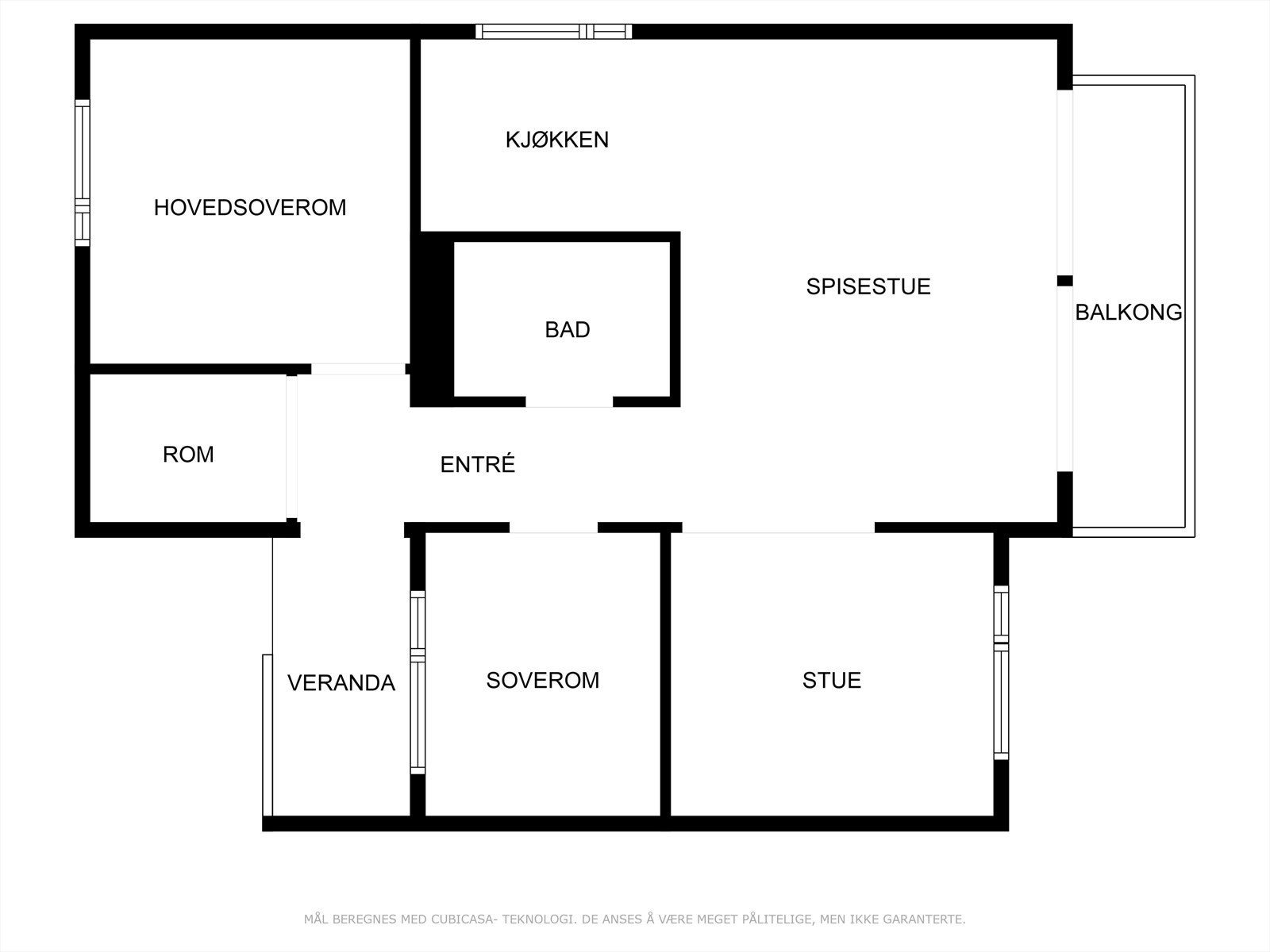 Plantegning Galleribilde