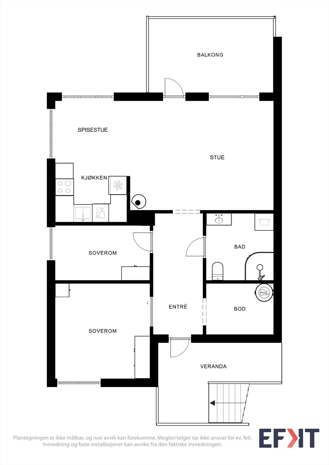 Plantegning 2. etasje Galleribilde
