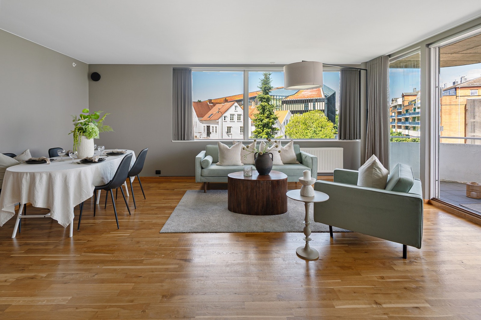 Alle vegger ble malt i 2021. Galleribilde