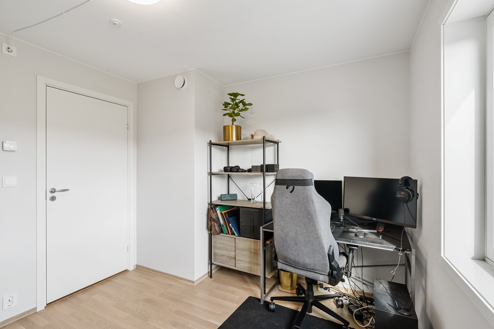 Dette soverommet kan også passe godt som hjemmekontor, garderoberom eller hobbyrom, alt etter eget ønske og behov Galleribilde