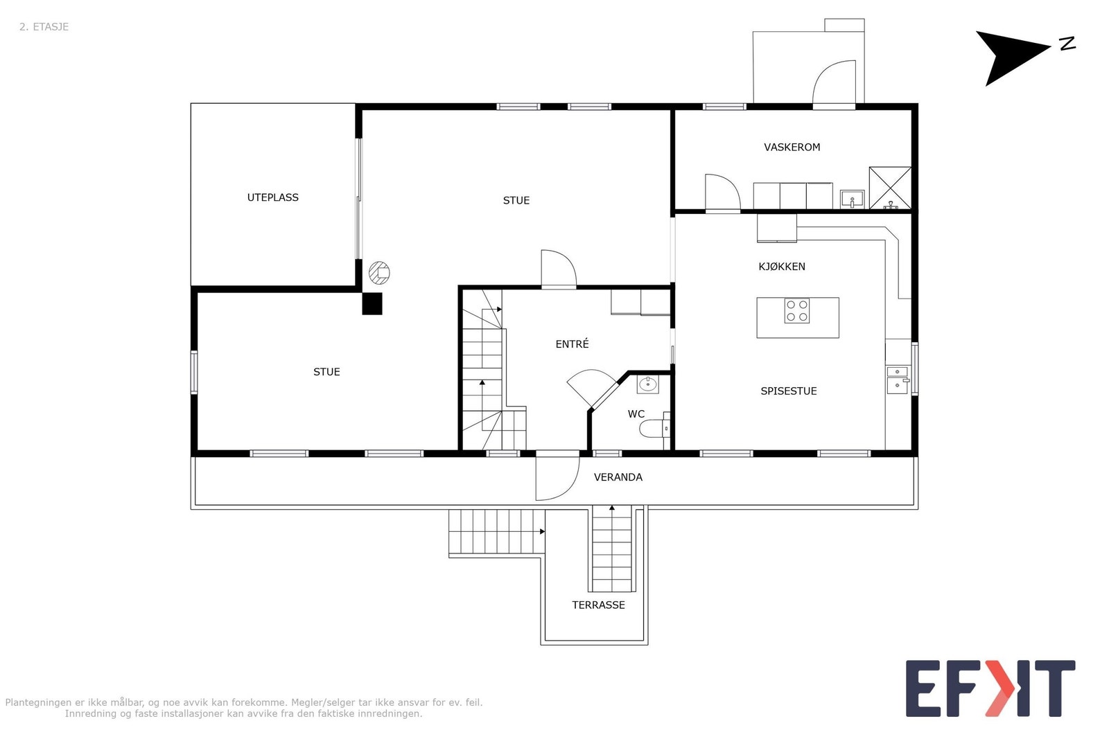 plantegning hoved etasje Galleribilde