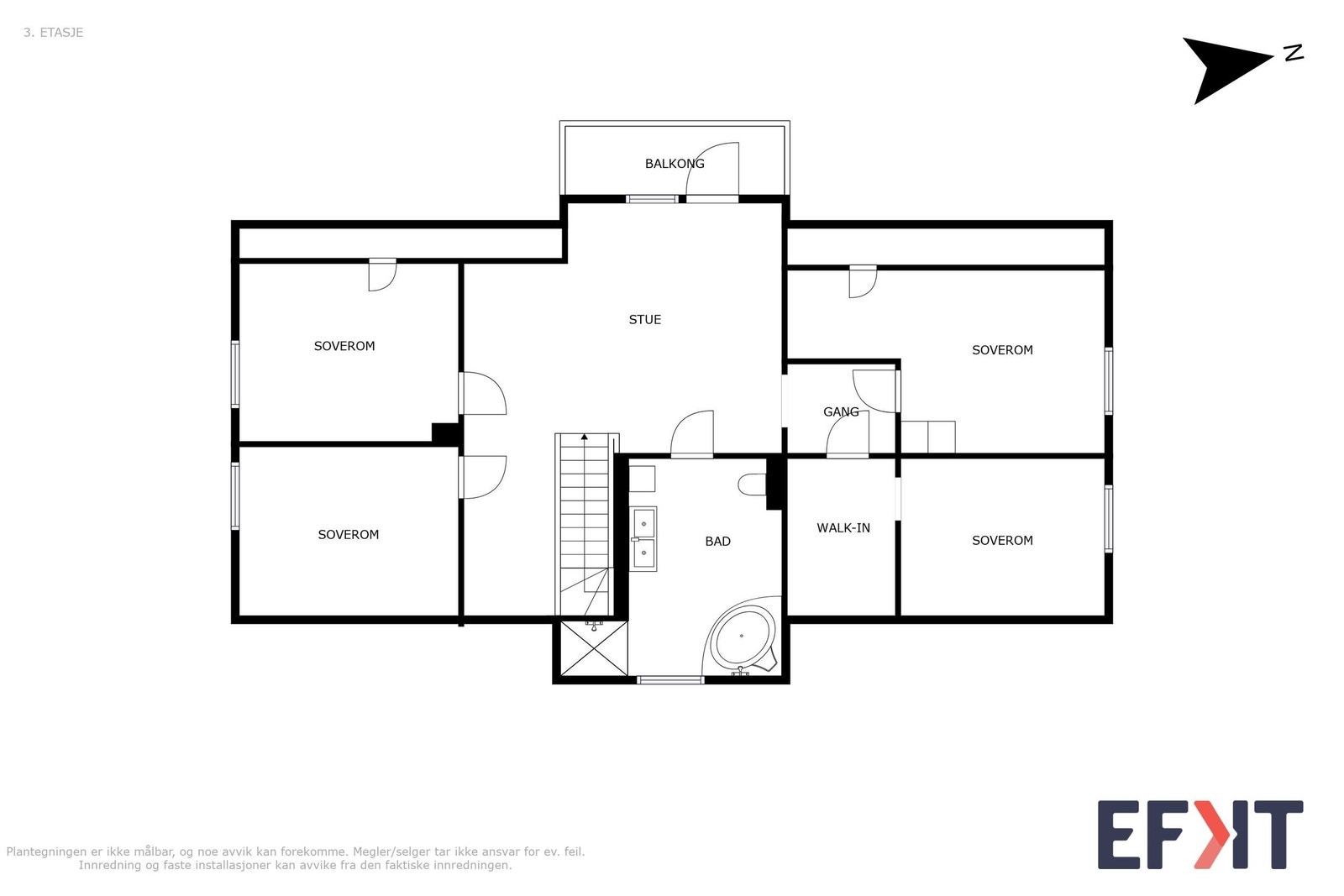plantegning 2 etasje Galleribilde