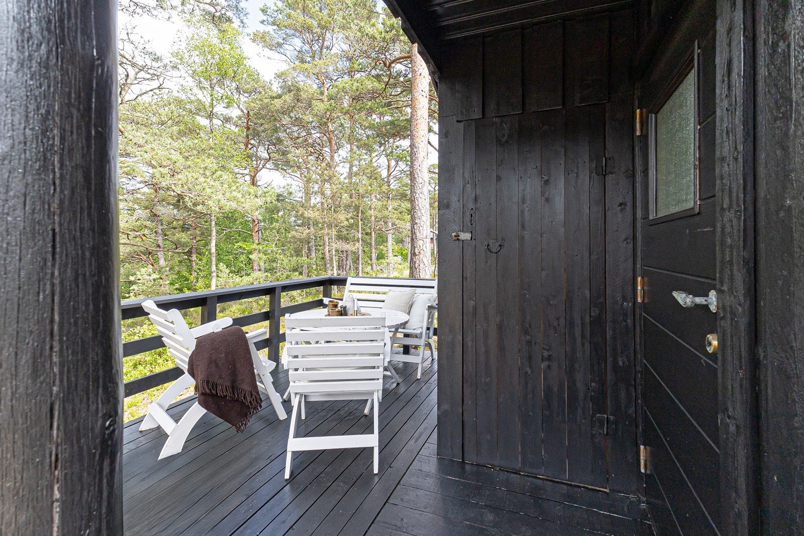 Hyggelig uteplass Galleribilde