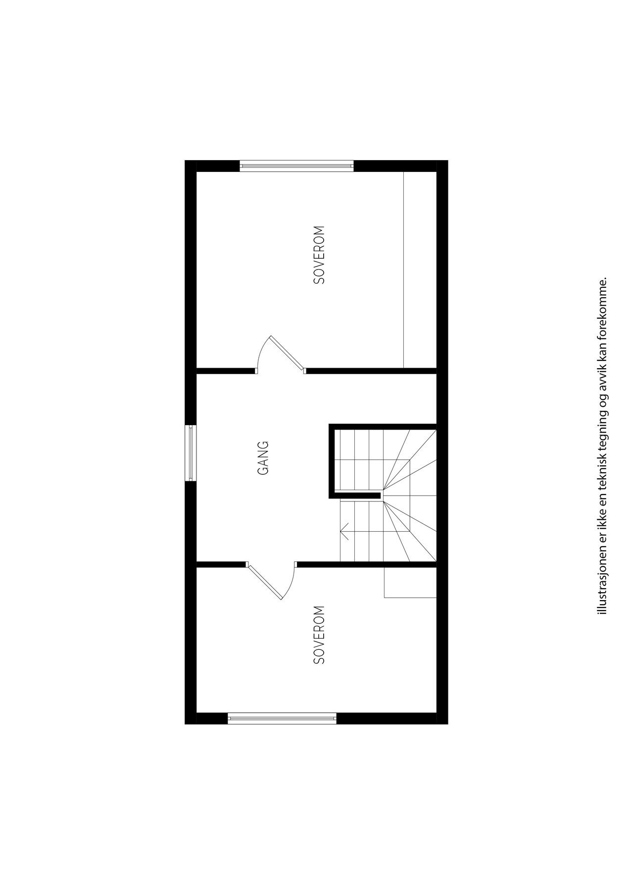 Plantegning 2.etasje Galleribilde