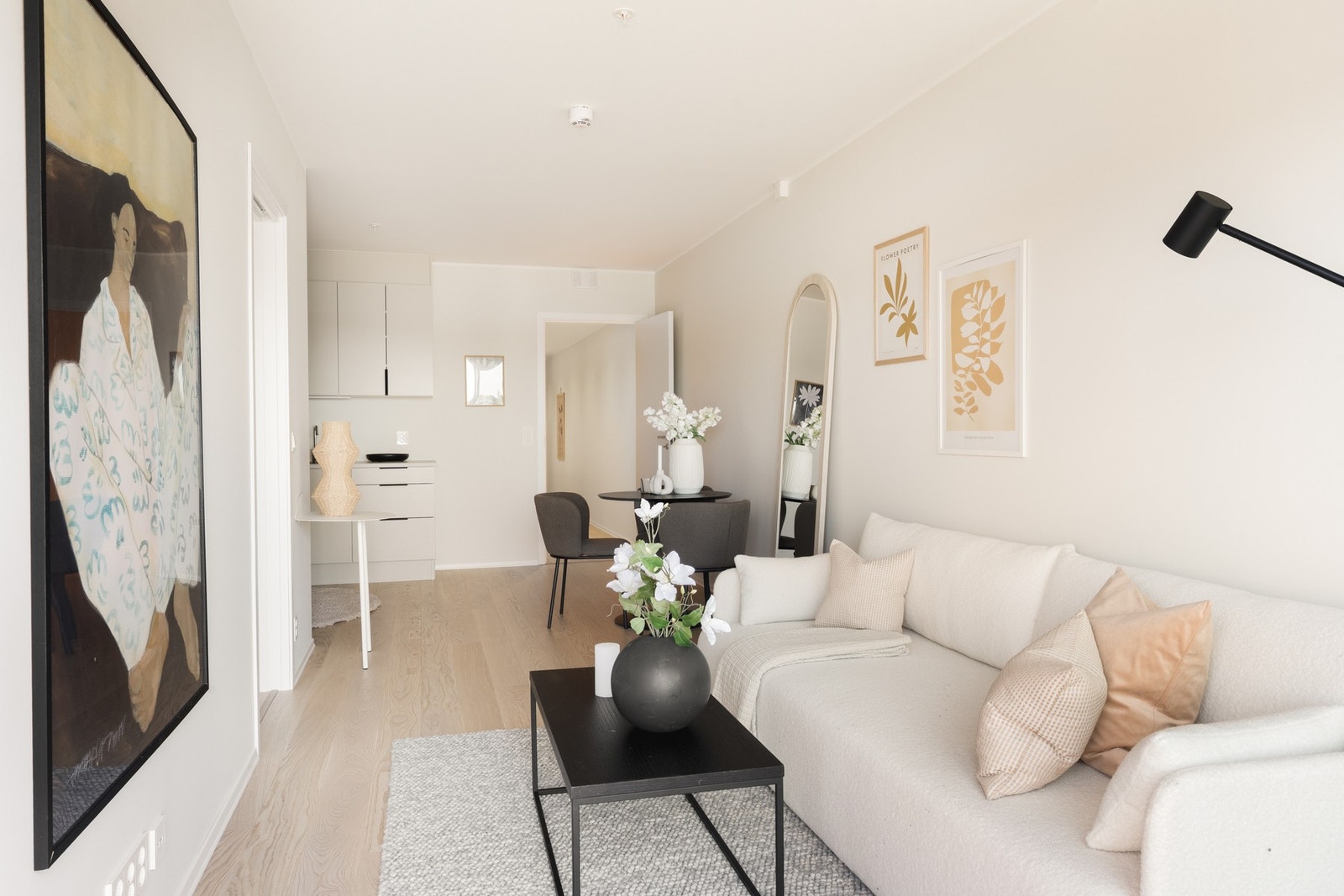 Det er god plass til å innrede i ulike soner. Galleribilde