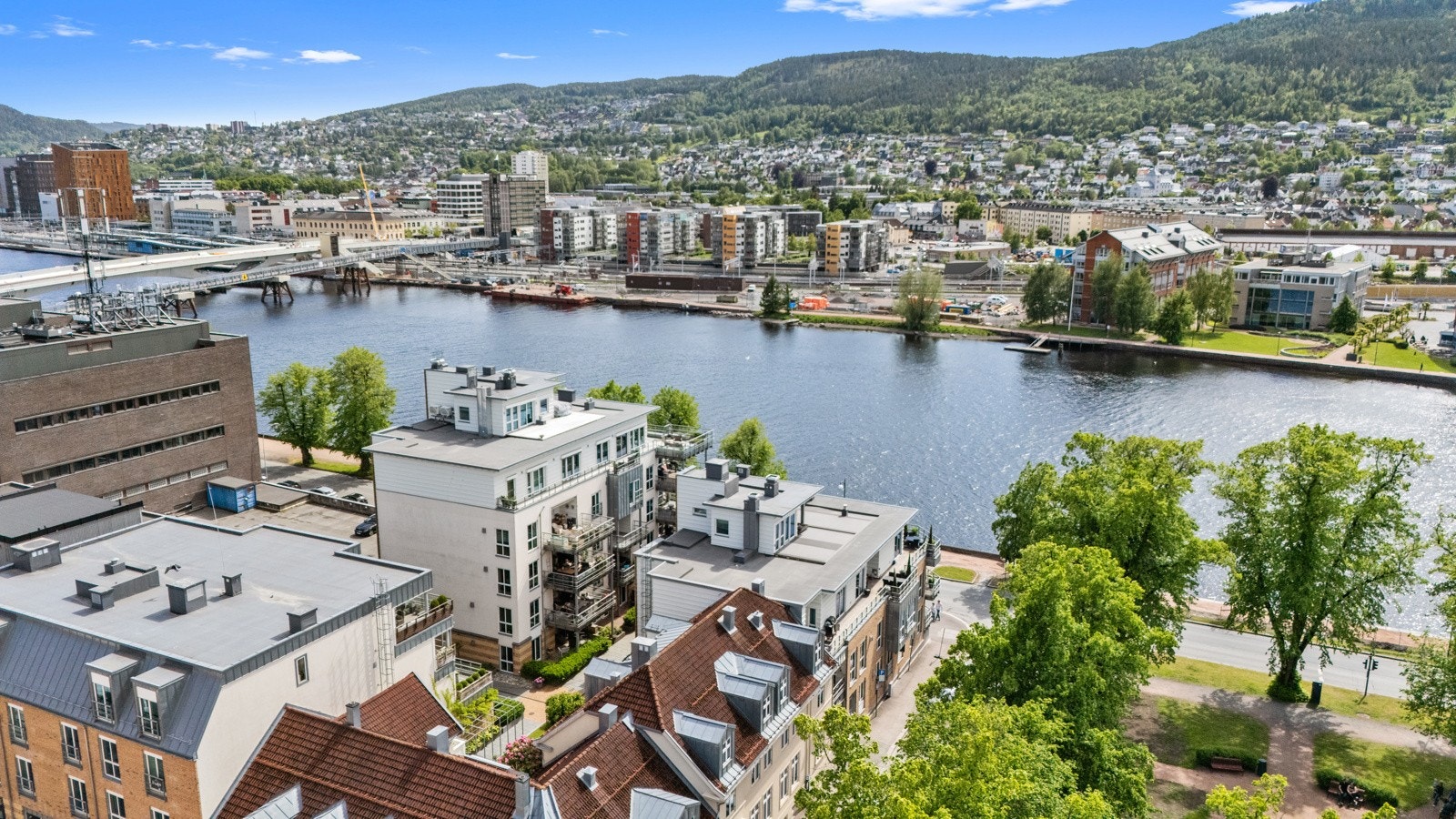 Gunstig plassering nær elva og elvepromenaden Galleribilde