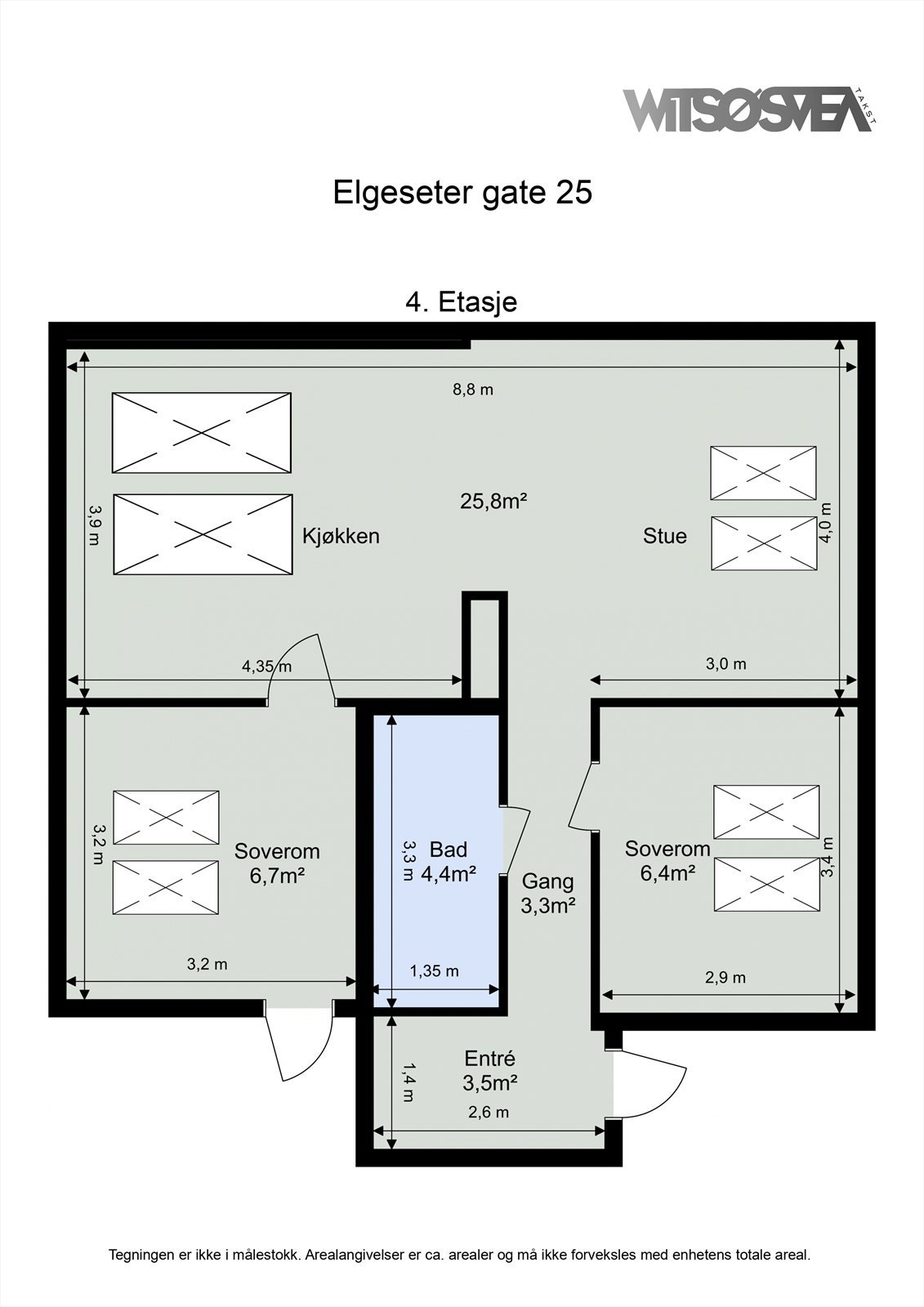 Planskisse. Velkommen til visning! Galleribilde
