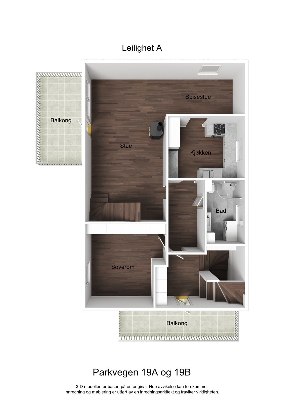 Planskisse 2.etasje. Det bemerkes at rombenevnelsen er basert på dagens bruk og gjenspeiler ikke hva som er godkjent iht. tegninger hos kommunen. Galleribilde